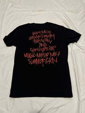 Slumerican Music Made Me A Slumerican Graphic T-Shirt Size Large